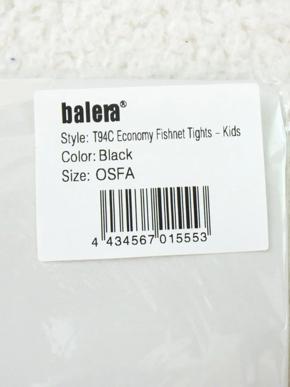 *Balera* Classic Fishnet Tights for Girls & Women - Dance - NEW. Size S/M